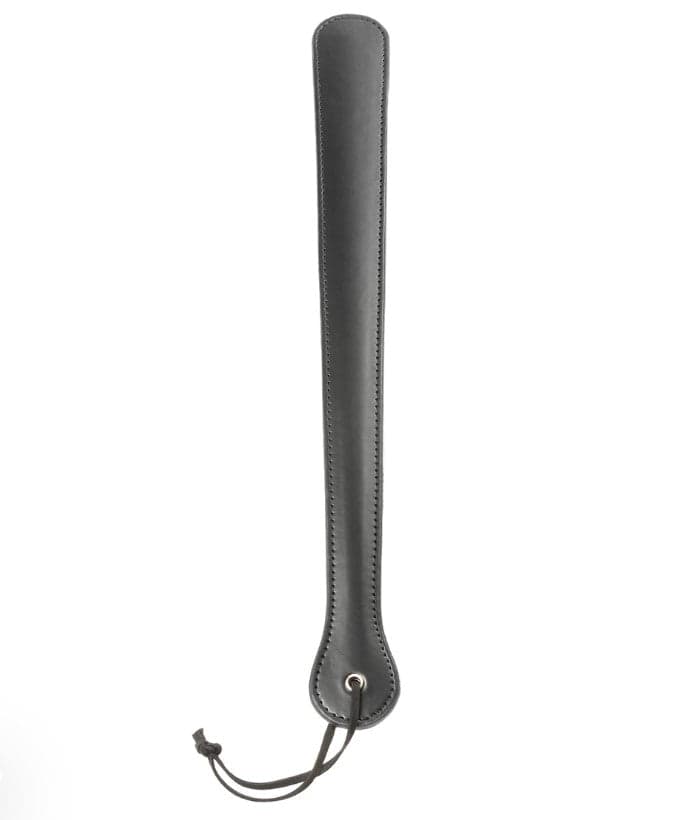Sculacciatore lungo 48 cm Premium Long paddle nero Bondage BDSM Fetish Fetish in prodotto Erosdom - Palmi, commercioVirtuoso.it