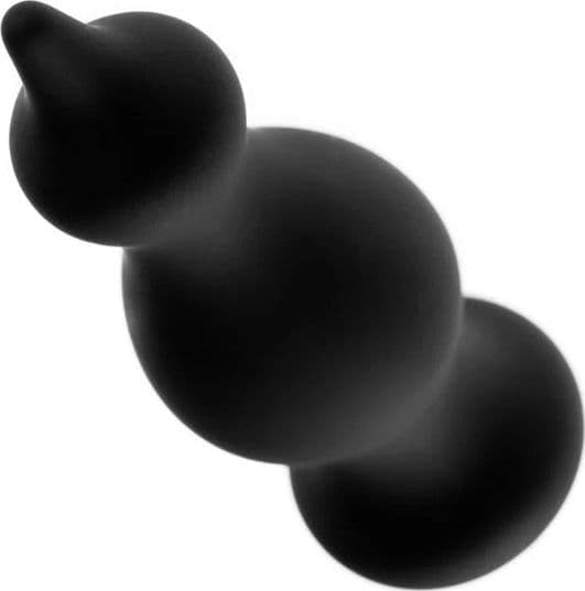 Black Amuse plug anale progressivo 12 cm morbido con vibrazioni lunghe nero in prodotto Erosdom - Palmi, commercioVirtuoso.it