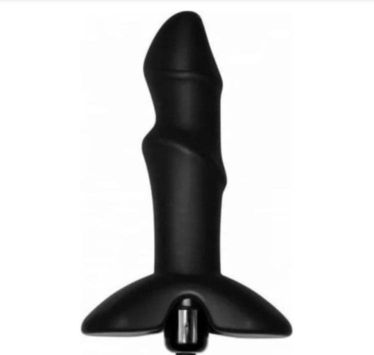 Plug Anale Vibrante fallico Silicone Spiral P-Spot 10 Modalità Lovetoy Nero in prodotto Erosdom - Palmi, commercioVirtuoso.it