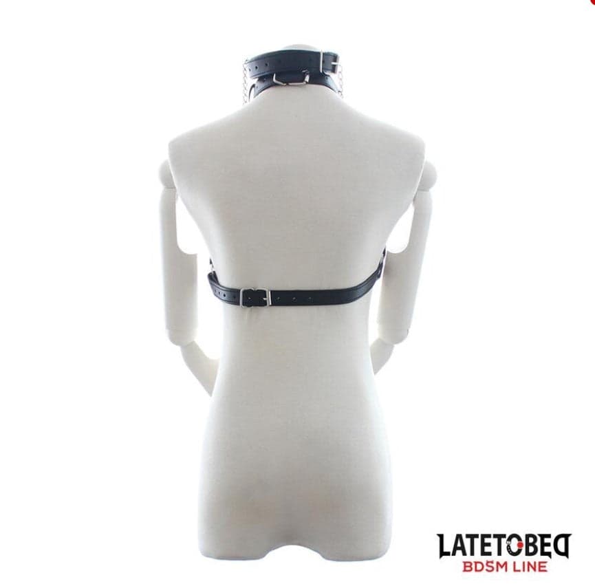 Reggiseno pinzette per capezzoli gag collare bocca nero regolabile M L fetish in prodotto Erosdom - Palmi, commercioVirtuoso.it