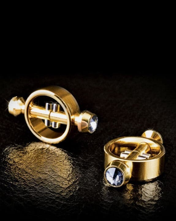 Morsetti Magnetici capezzoli Oro BDSM Pipedream Fetish Fantasy Gold Clamps Sexy in prodotto Erosdom - Palmi, commercioVirtuoso.it