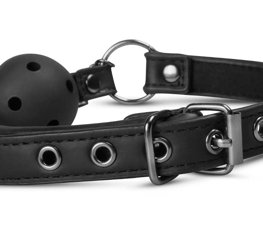Pinzette per capezzoli con catene al morso bavaglio ball gag nero Easy Toys in prodotto Erosdom - Palmi, commercioVirtuoso.it