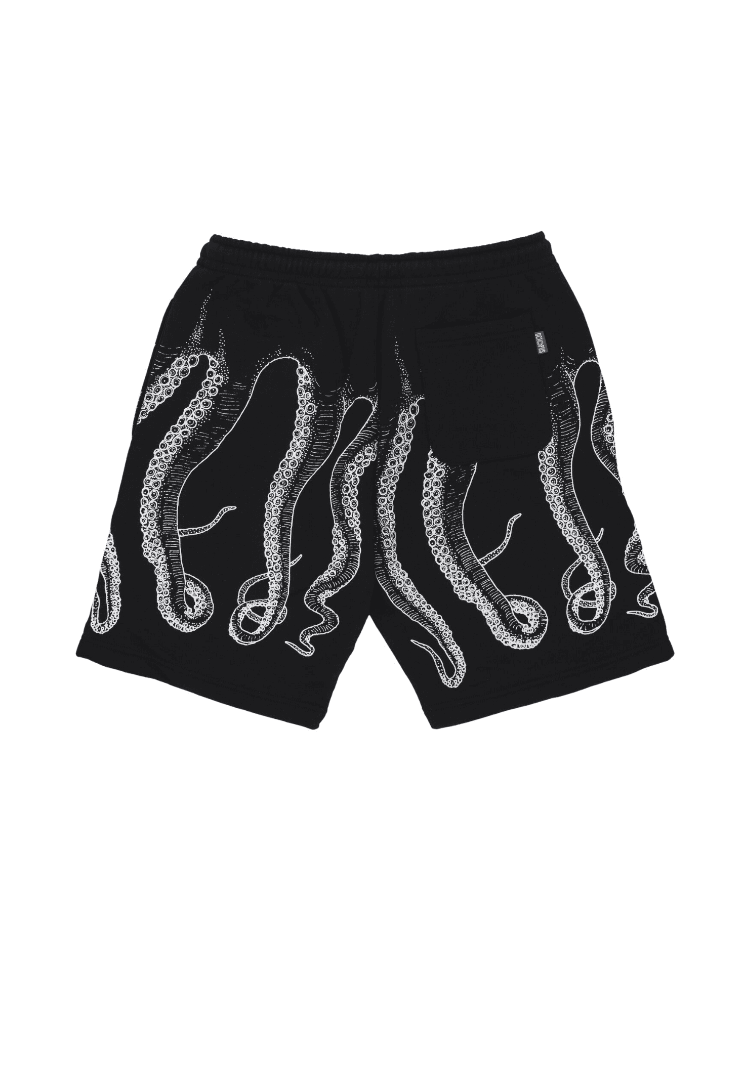 OCTOPUS Pantalone Corto Tuta Uomo Outline Sweatshorts White/black da uomo in Pantaloncini Drestige - Casamassima, commercioVirtuoso.it