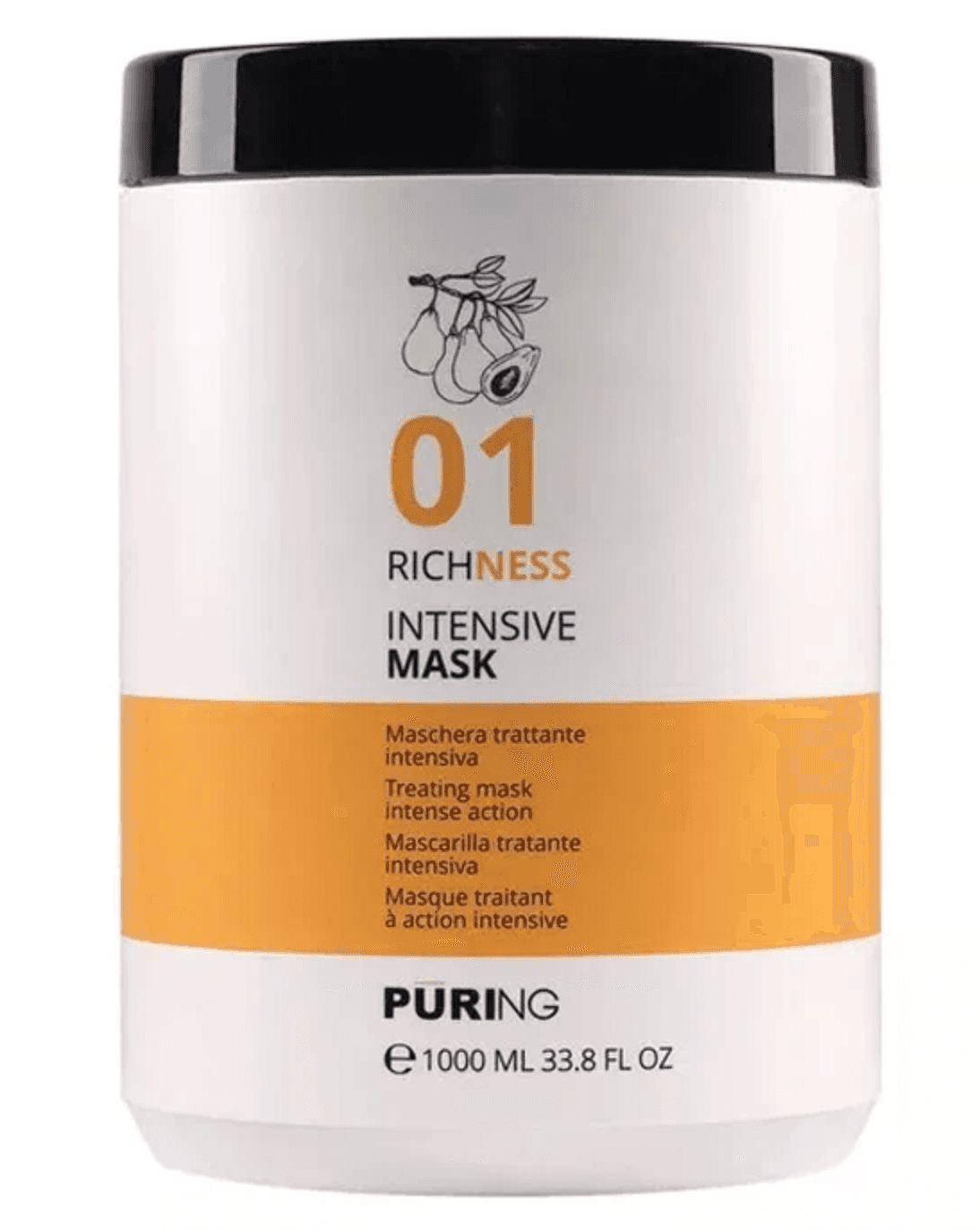 Maschera Nutriente Capelli Secchi Puring 01 Richness Intensive Trattamento Riparatore con Avocado Lino Idratazione Profonda e Capelli Morbidi e Luminosi in Balsami ad azione profonda e trattamenti Ricci Perfetti - Partinico, commercioVirtuoso.it