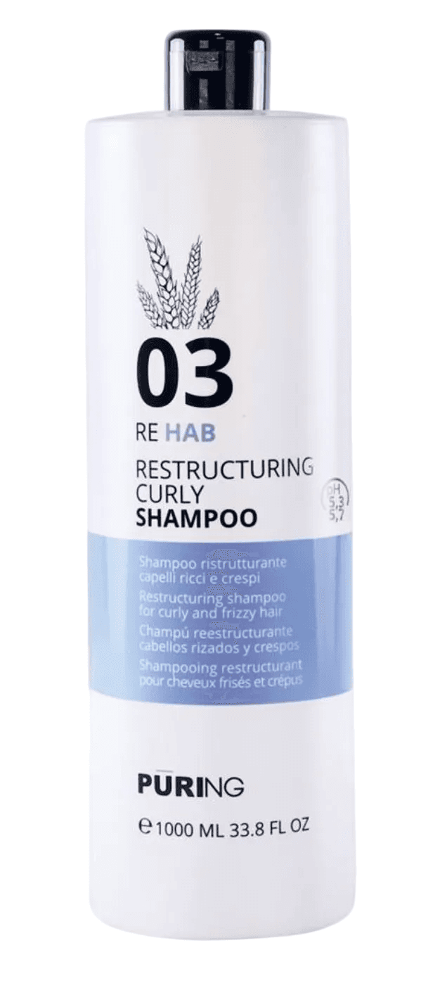 Shampoo Ricci Ristrutturante Puring Rehab 03 – Shampoo Professionale Capelli Ricci e Crespi, con Proteine Seta e Grano, Anti Crespo in Shampoo Ricci Perfetti - Partinico, commercioVirtuoso.it
