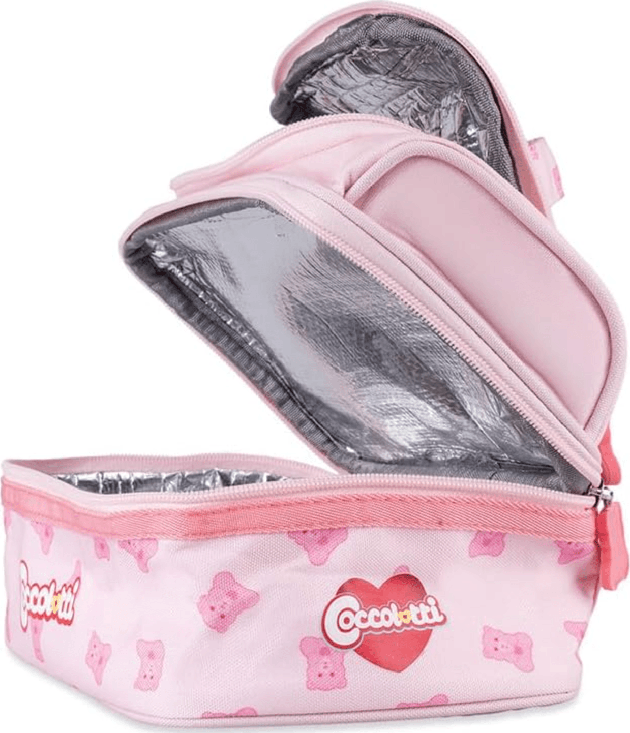 Colourbook - Lunch Bag Coccolotti, Borsa Portapranzo, Doppio Scomparto, 5 L, Dimensioni 25x13x15 Cm (classic Rosa) Lunch Bag Coccolotti Classic Rosa in Cartelle Cartoleria Deja Vu - Crotone, commercioVirtuoso.it