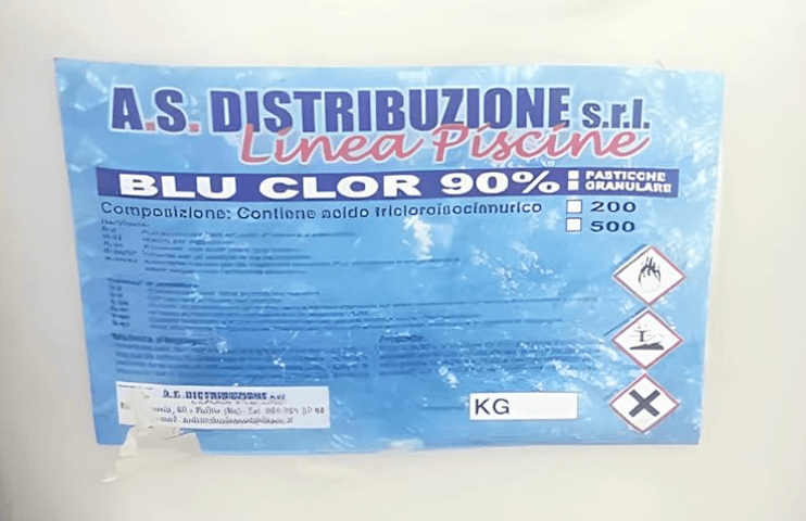 Tricloro Granulare 90% 25 Kg Per Piscina Mantenimento Acqua Lenta Dissoluzione A.S Distribuzione in Cloro Tech Service - Melito di Napoli, commercioVirtuoso.it