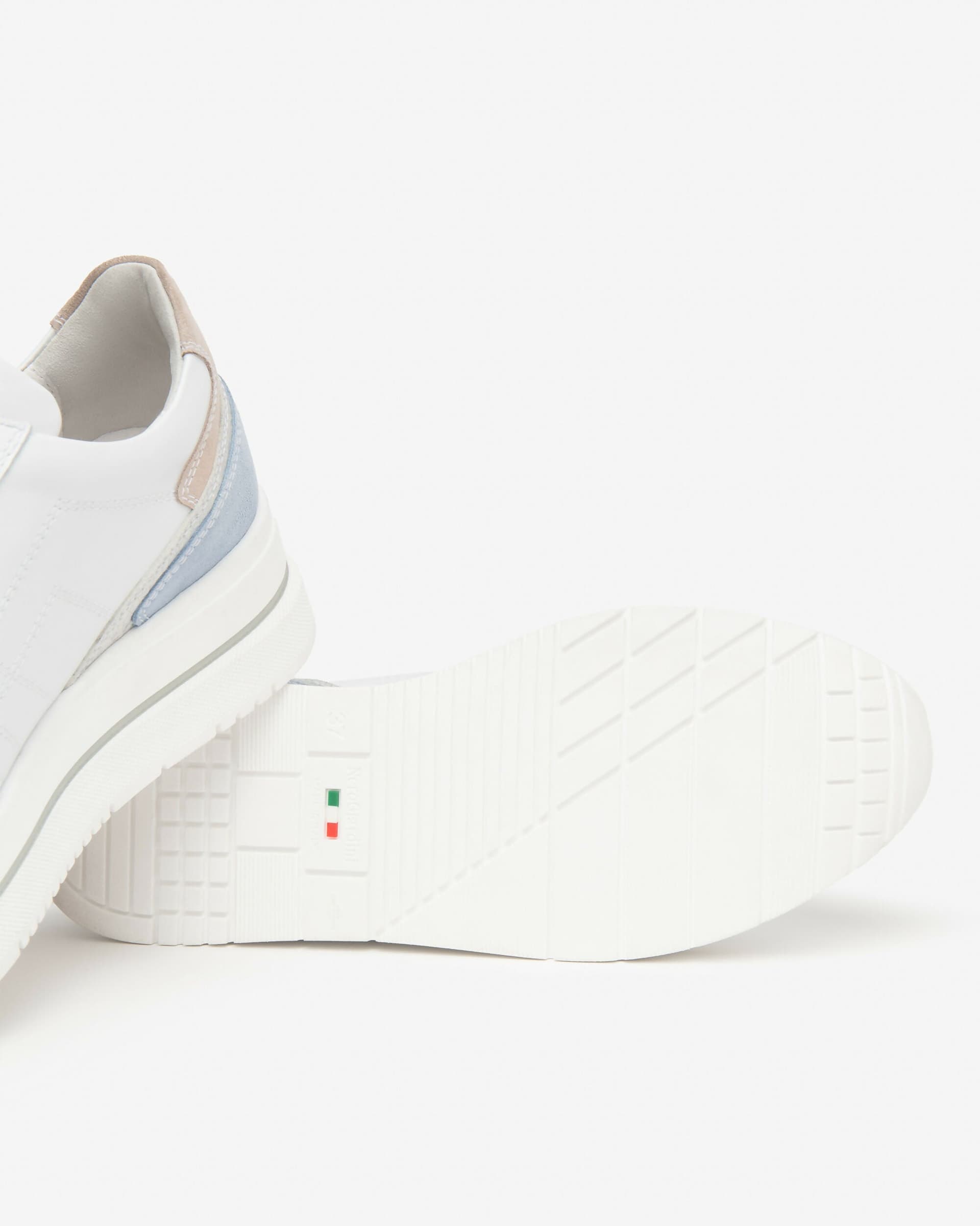 NeroGiardini Donna Sneakers in pelle e camoscio in Sneaker casual Cantali Calzature - Randazzo, commercioVirtuoso.it