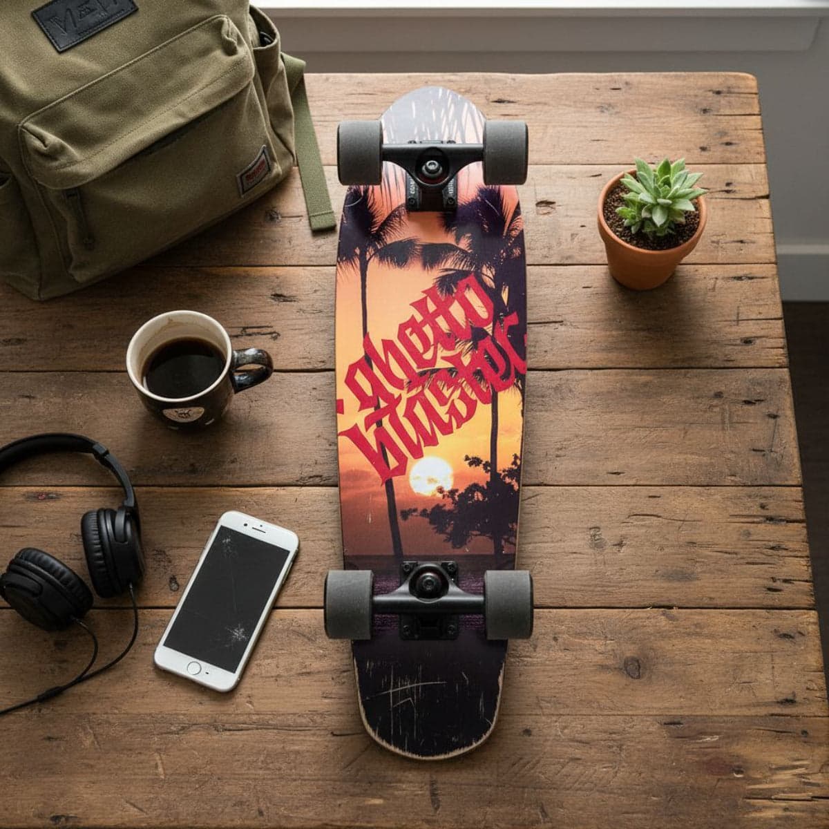 Skateboard Ghettoblaster Cruiser Tropical  28.0" in Skateboard Glad Store - Genova, commercioVirtuoso.it