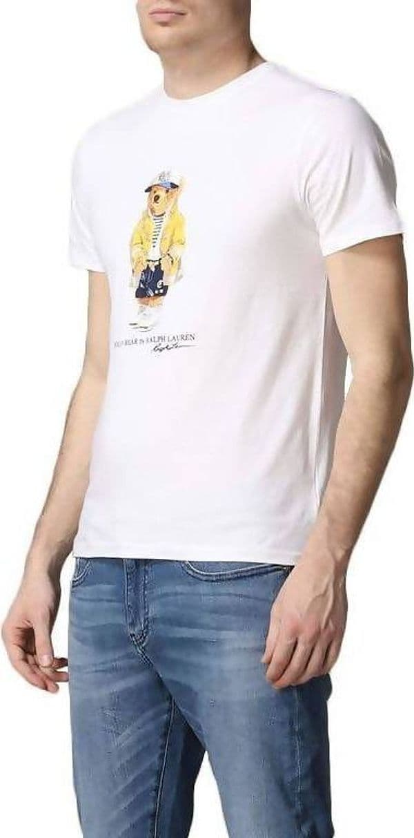 Polo Ralph Lauren T-shirt Uomo Orsetto Polo Bear Polo Ralph Lauren Con Stampa Orso Slim Fit Maglia Maniche Corte in T-shirt Euforia - Bronte, commercioVirtuoso.it