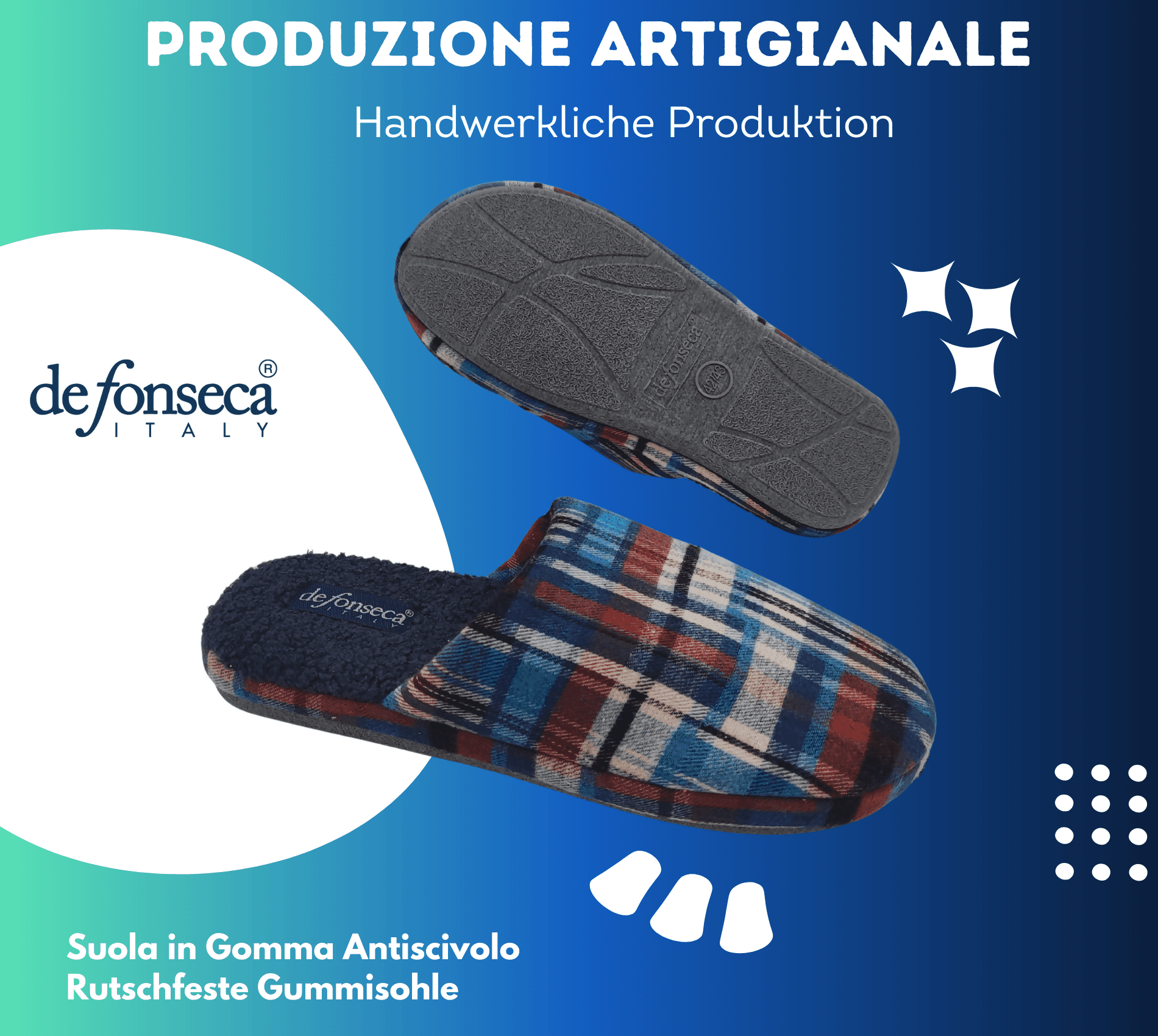 de fonseca Brunico Ciabatte Invernali, Calde Pantofole Chiuse per Uomo, Ciabatta con Pelo per Casa in Pantofole Primo Calzature - Venezia, commercioVirtuoso.it