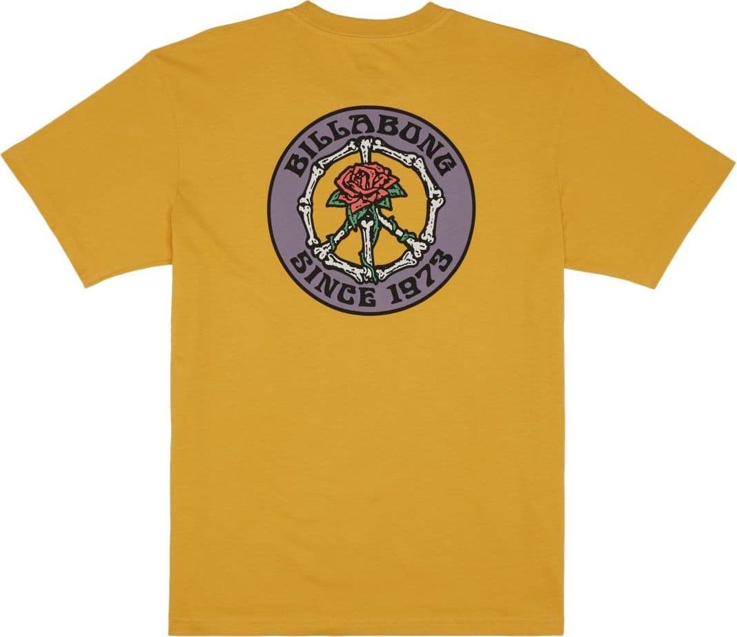 T-shirt Billabong Bonez yellow