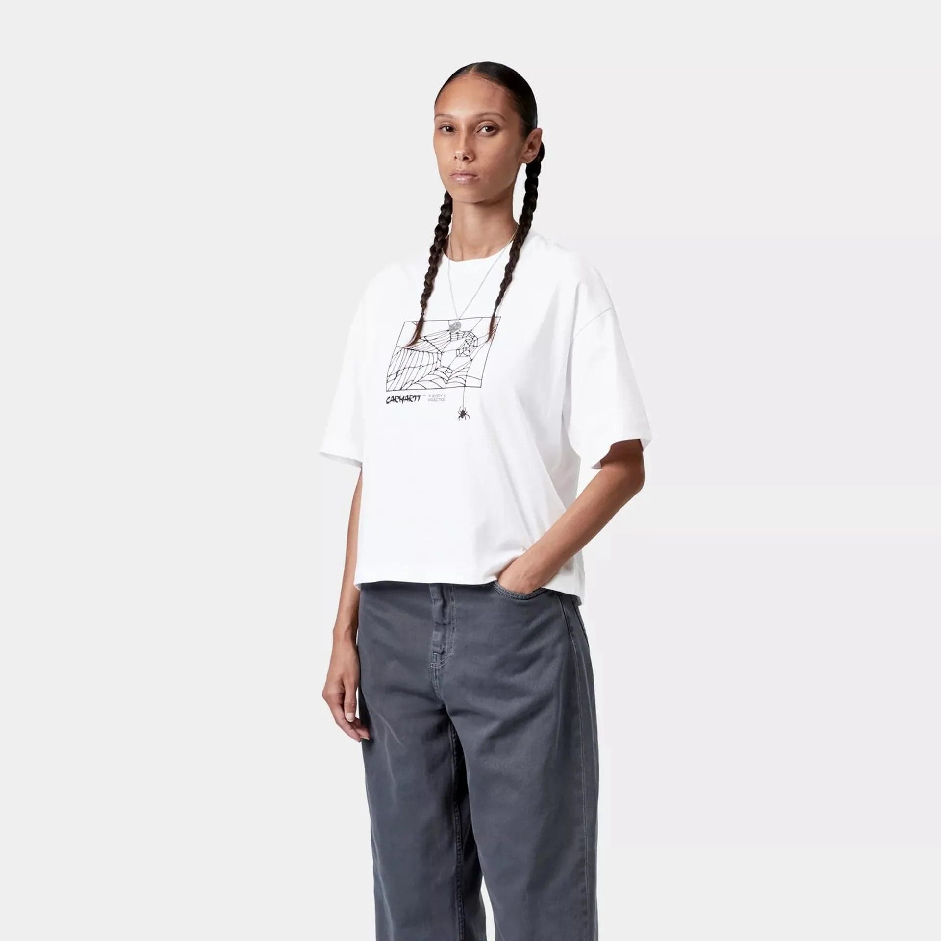 T shirt Carhartt W Theory and Practice Wht