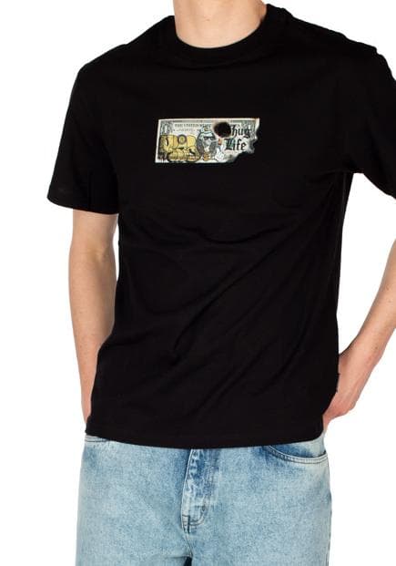T-shirt Iriedaily Hug Life Black