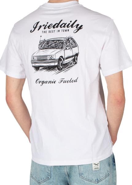 T-shirt Iriedaily Organic Fueled White in T-shirt Glad Store - Genova, commercioVirtuoso.it