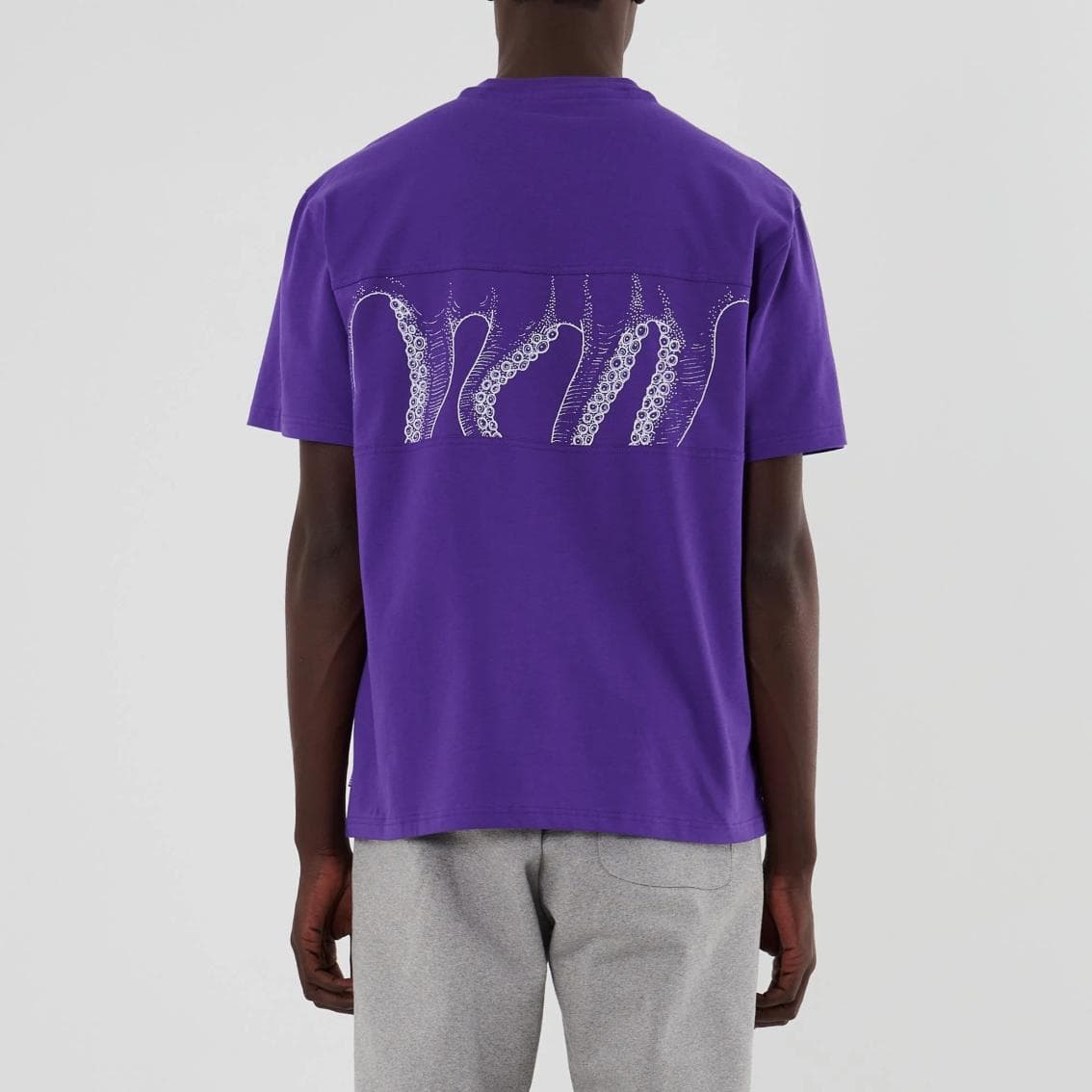T-shirt Octopus purple Outline Band