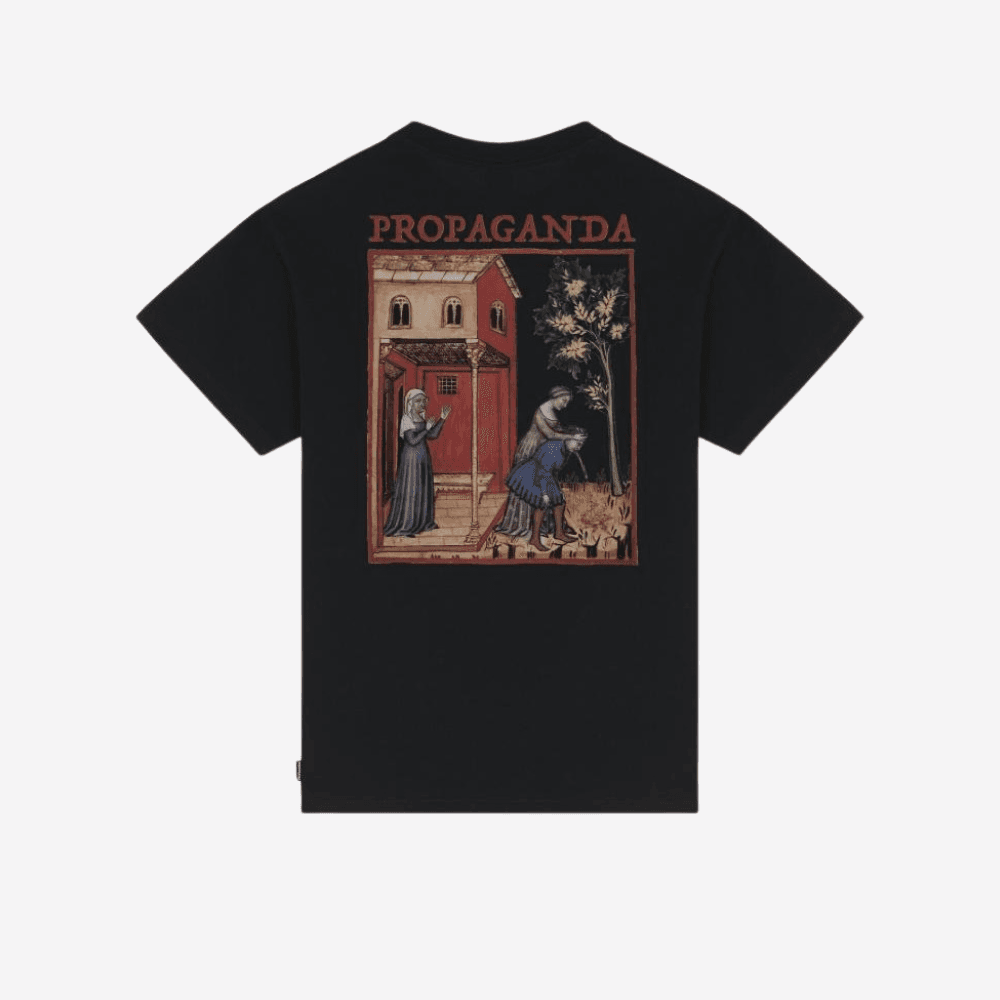 T-shirt Propaganda Puke Black