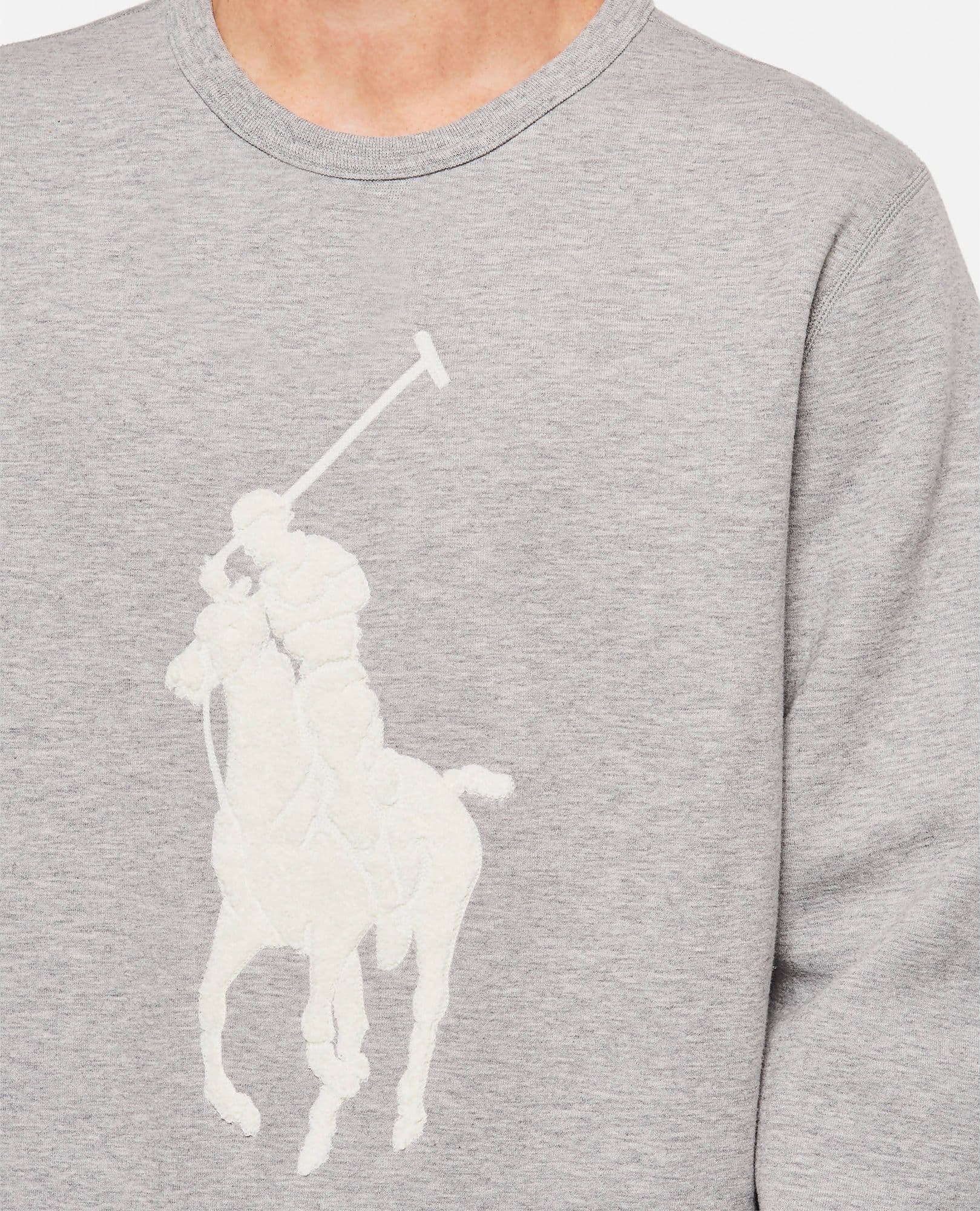 Ralph Lauren Felpa Uomo Senza Cappuccio Grigia Girocollo Big Pony Felpa Grigia Orlo A Costine Big Pony Sweatshirt in Felpe senza cappuccio Euforia - Bronte, commercioVirtuoso.it