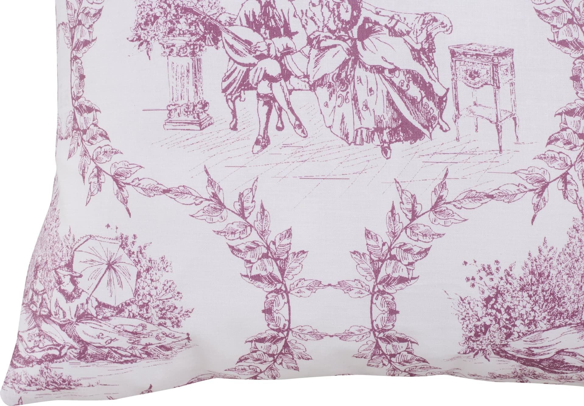Set 2 federe coppia di federe stampa digitale 100% cotone Made in Italy Toile De Jouy Borgogna in Federe Vanita di raso - Sesto San Giovanni, commercioVirtuoso.it