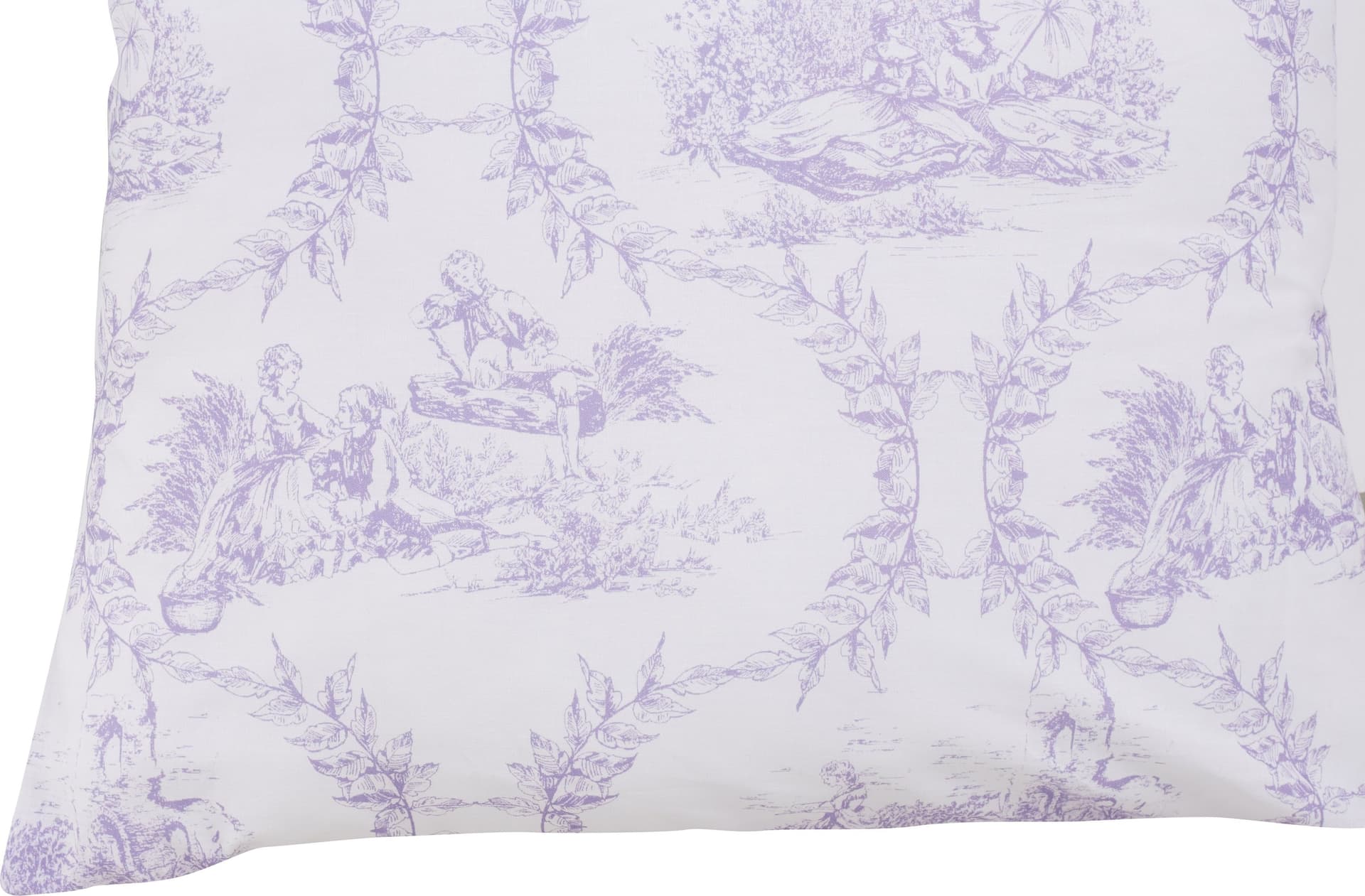 Set 2 federe coppia di federe stampa digitale 100% cotone Made in Italy Toile De Jouy Violetta in Federe Vanita di raso - Sesto San Giovanni, commercioVirtuoso.it