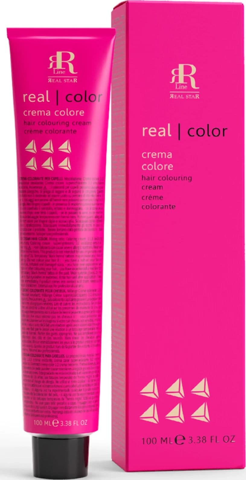 RR line - real star colore in crema 100 ml - sistema di colorazione che garantisce risultati affidabili e durevoli