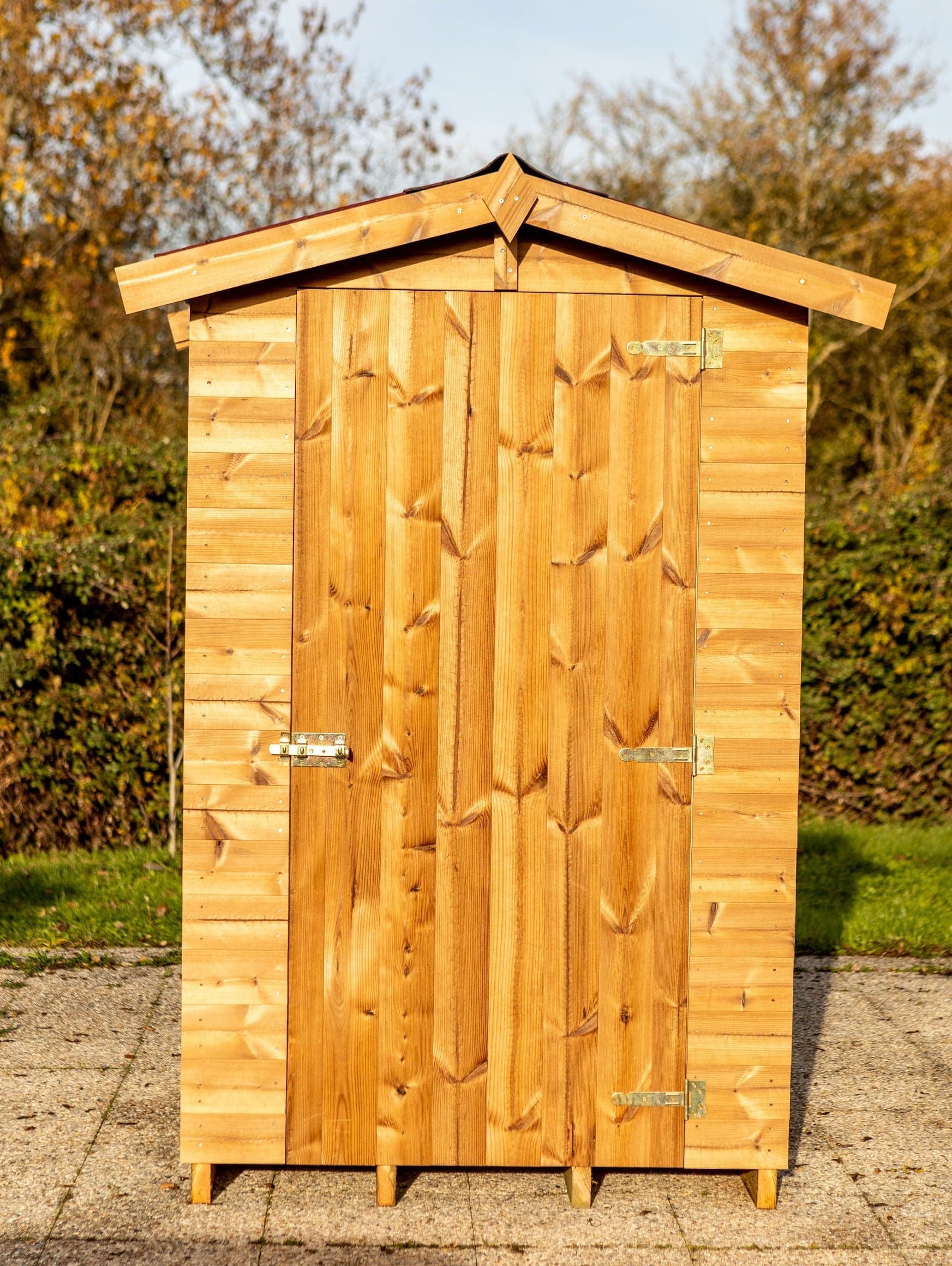 Casetta Di Legno Termo-trattato A Pannelli Spessore 19mm Con Pavimento Doppia Pendenza 120x120cm Foresta