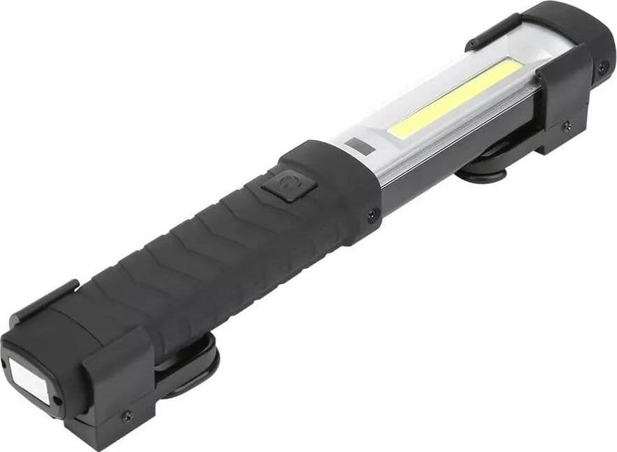 TORCIA MULTIFUNZIONE BOX CAMPEGGIO SPORT LAMPADA LED COB RICARICABILE XPE PORTATILE CALAMITATA OFFICINA LAVORO IMPERMEABILE ALTA POTENZA in Lampade di ispezione Solgeny - Besate, commercioVirtuoso.it