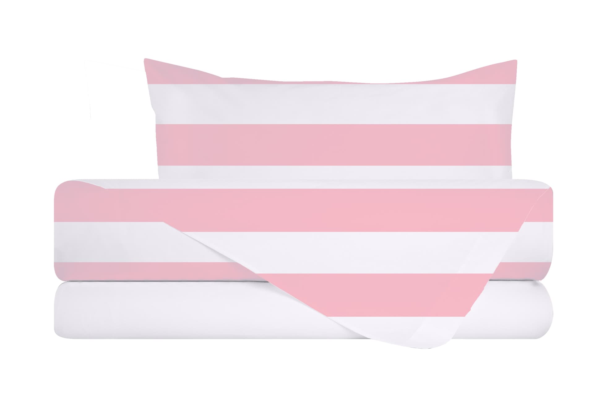 Completo letto lenzuola federe bifaccia double face stampa digitale in cotone made in italy RIGA MAXI ROSA in Set di lenzuola e federe Vanita di raso - Sesto San Giovanni, commercioVirtuoso.it