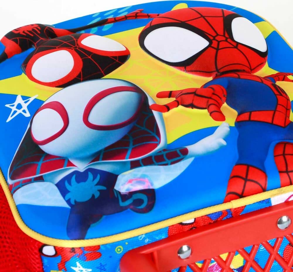 Marvel Spiderman Amazing-Zainetto 3D con Ruote Piccolo, Rosso in Carta Cartoleria Deja Vu - Crotone, commercioVirtuoso.it