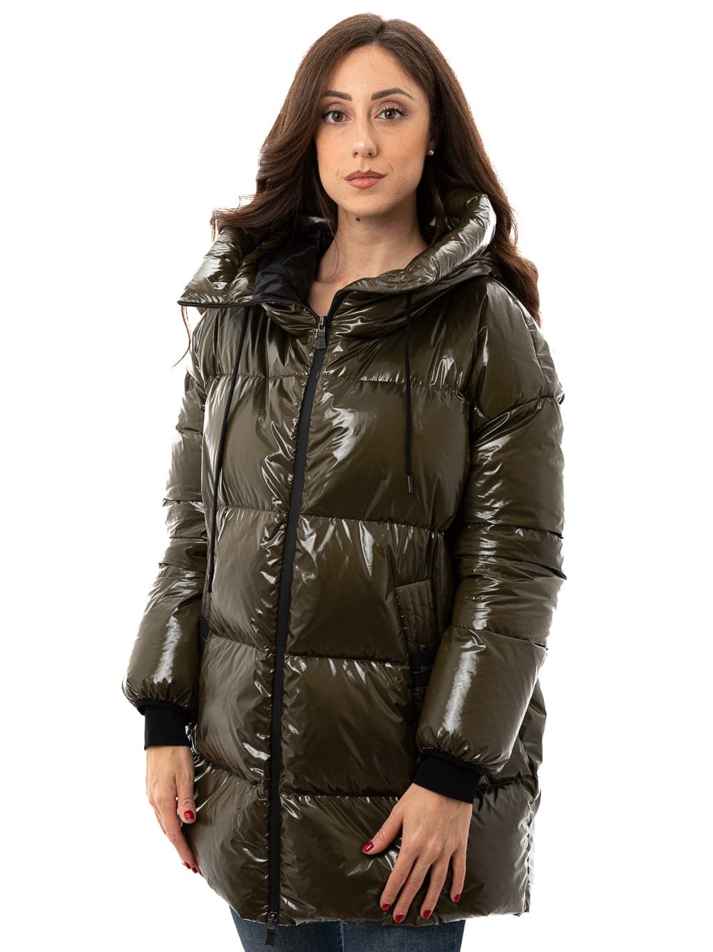 Herno Parka imbottito con cappuccio da donna in Cappotti Drestige - Casamassima, commercioVirtuoso.it