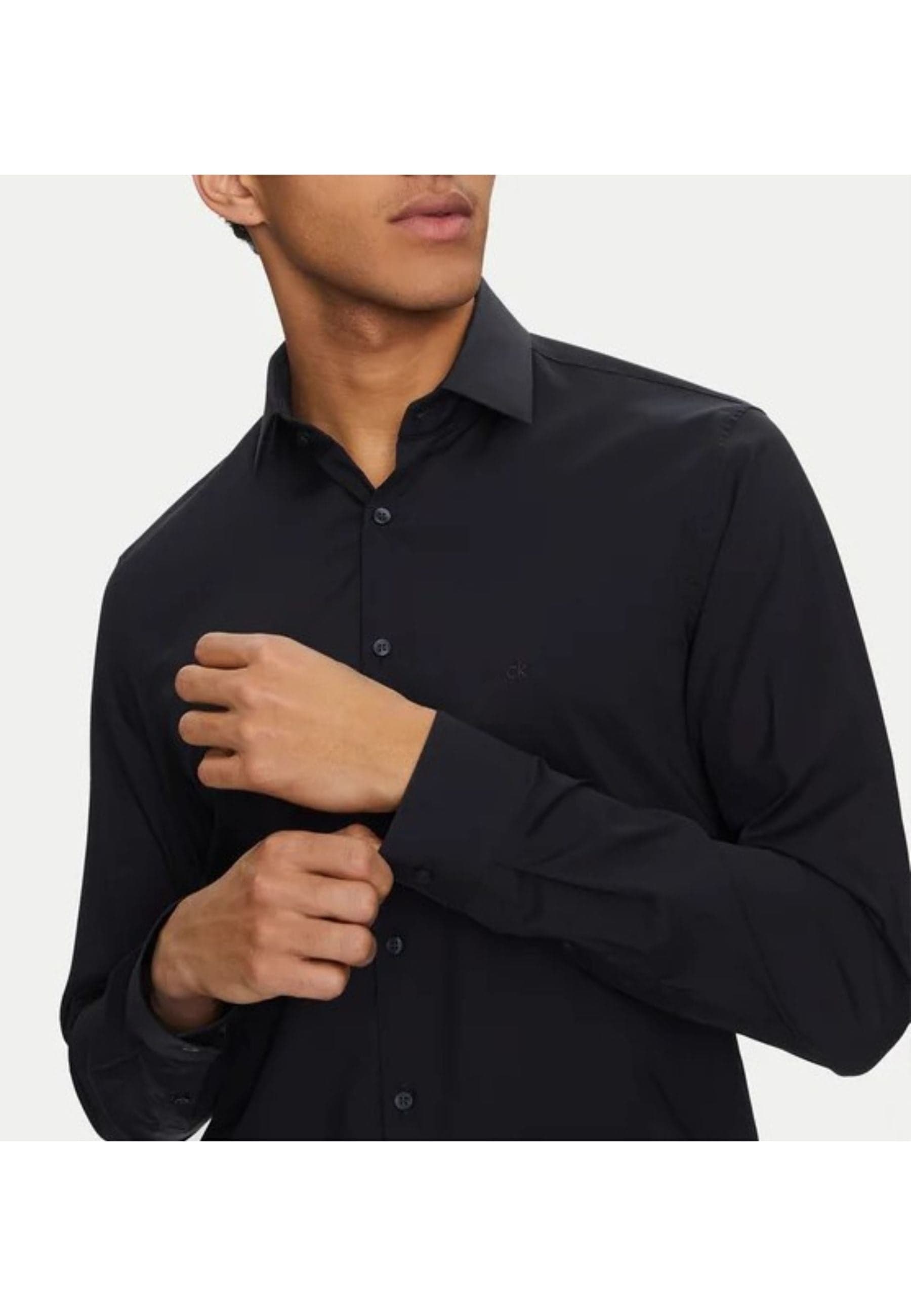 calvin klein CAMICIA LYOCELL SOLID SLIM SHIRT da uomo in Camicie casual Drestige - Casamassima, commercioVirtuoso.it