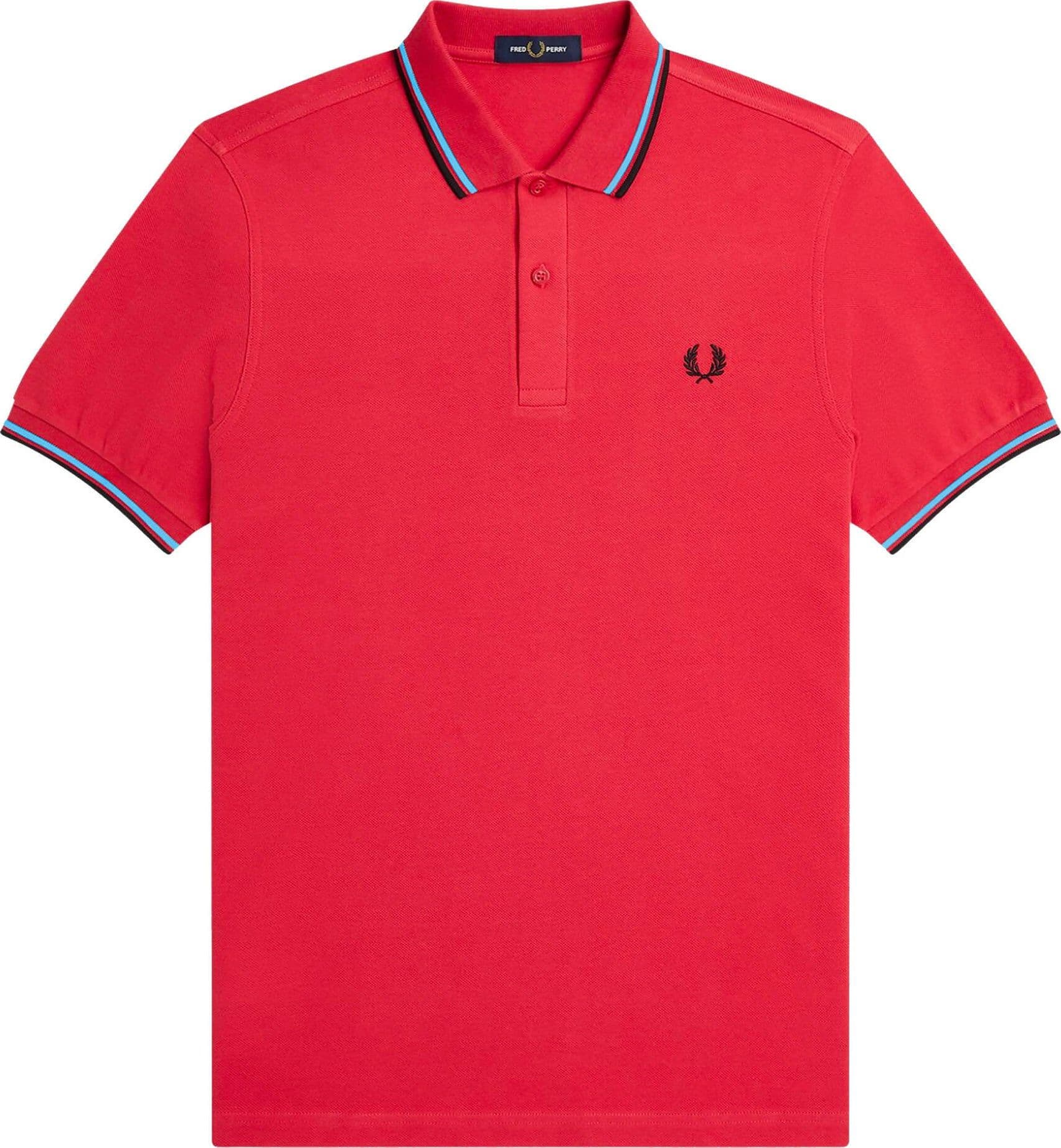 Fred Perry Polo Con Doppia Riga Uomo Regolar Fit Polo Maniche Corte Con Colletto in Polo Euforia - Bronte, commercioVirtuoso.it