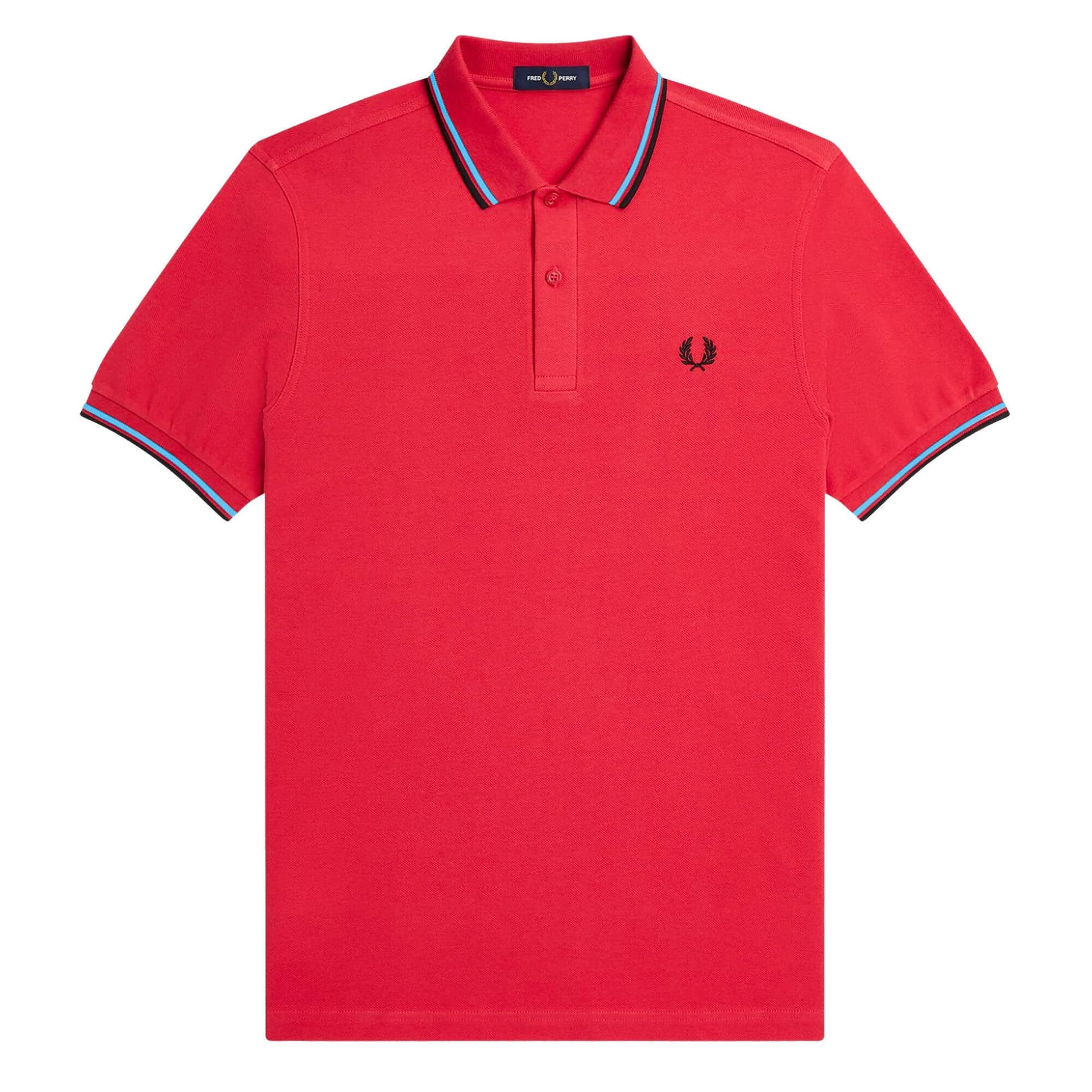 Fred Perry Polo Con Doppia Riga Uomo Regolar Fit Polo Maniche Corte Con Colletto in Polo Euforia - Bronte, commercioVirtuoso.it