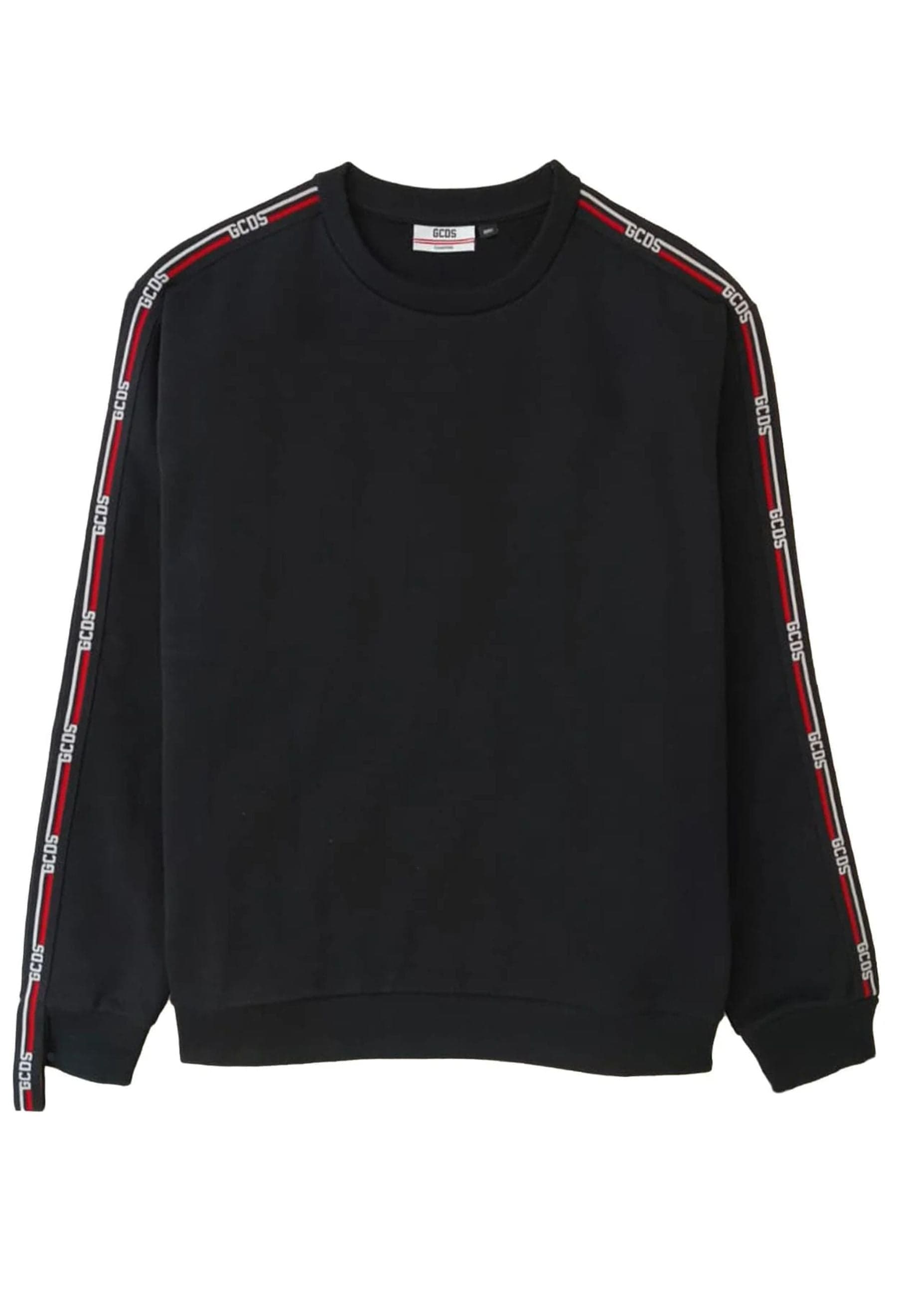 GCDS  FELPA LOGO TAPE CREWNECK