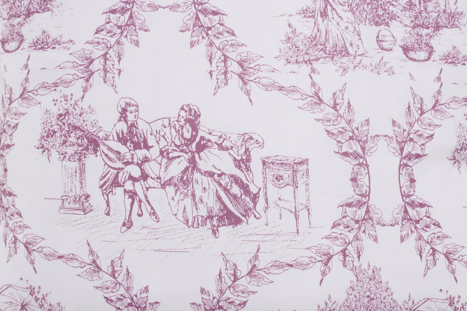 Completo letto lenzuola federe stampa digitale in cotone made in italy TOILE DE JOUY BORGOGNA in Set di lenzuola e federe Vanita di raso - Sesto San Giovanni, commercioVirtuoso.it