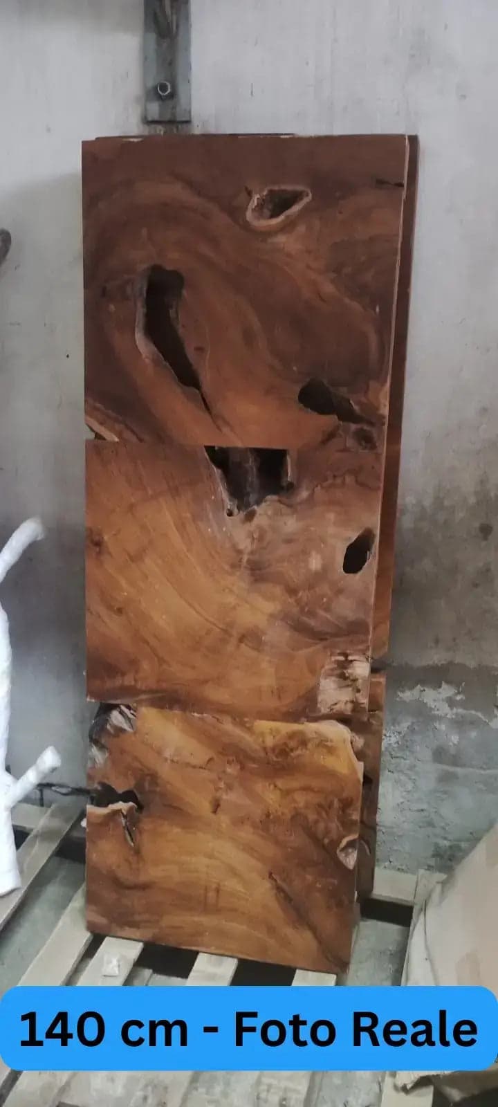 Mensola Porta Lavabo In Teak Naturale in Mensole da muro Shopbagno.it - Roma, commercioVirtuoso.it