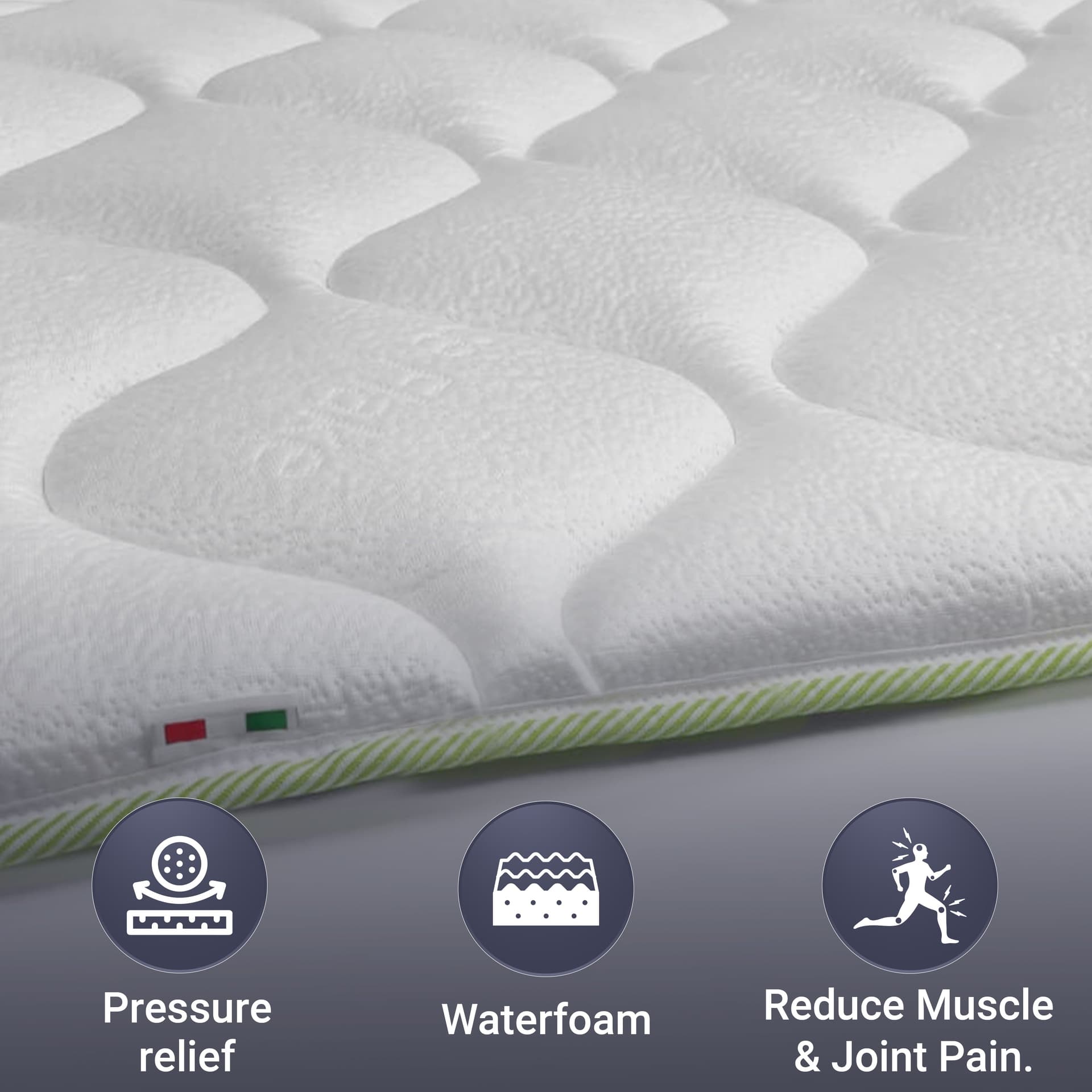 Topper Rinfrescante | Topper Artik | Correttore Materasso, Tecnologia Cooler, Altezza 4 cm - The White Stone in Materassi The White Stone - San Donà di Piave, commercioVirtuoso.it