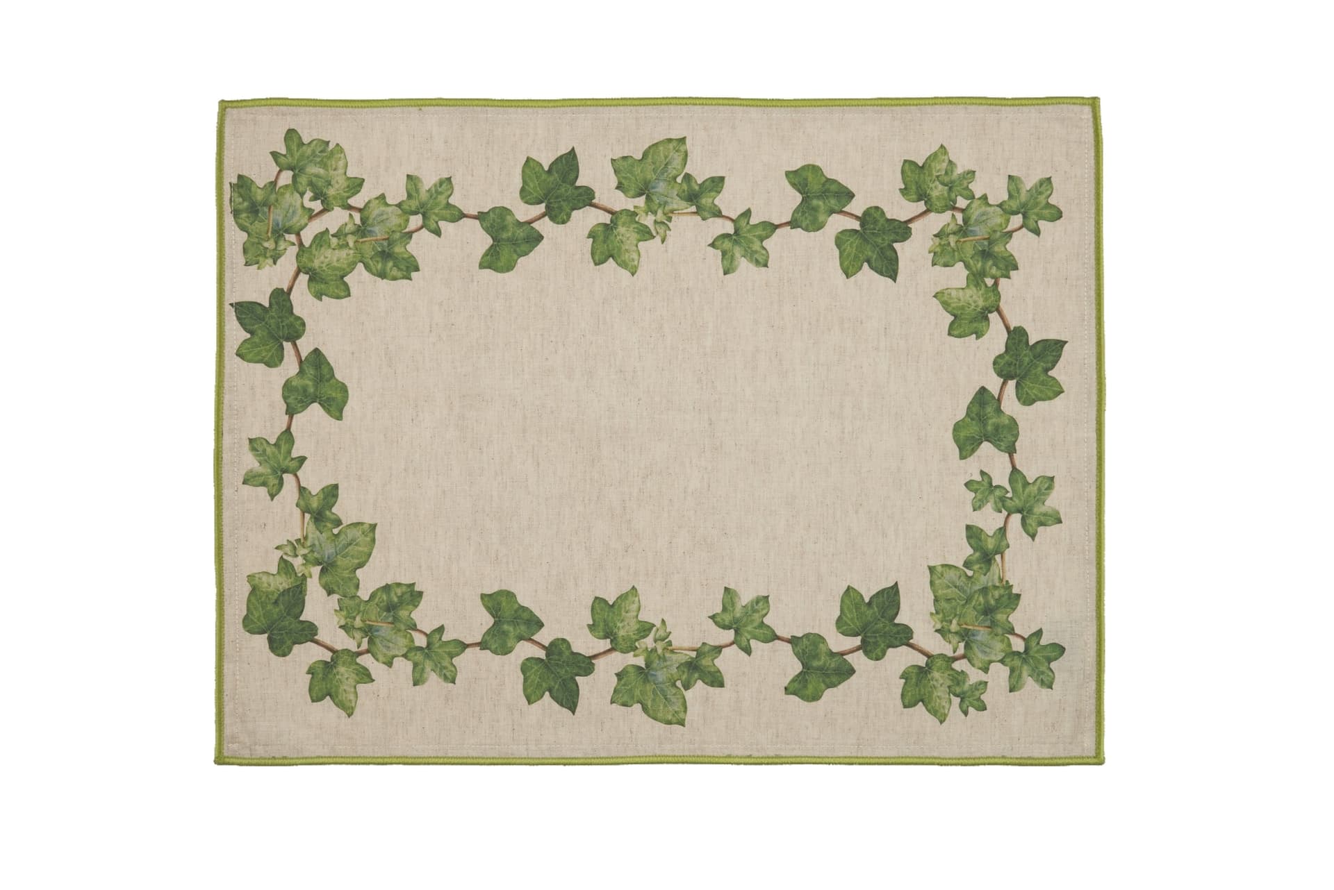 Set di 2 tovagliette americane e 2 tovaglioli colazione coppia tovagliette e tovaglioli in misto lino stampa floreale fiori morbide resistenti eleganti made in italy EDERA con Cordoncino Verde in Tovagliette Vanita di raso - Sesto San Giovanni, commercioVirtuoso.it