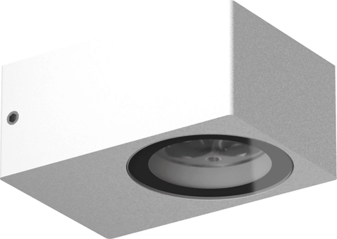 Flos Heavy Metal Hp Wall 1 Applique a parete per esterno – Bianco – grigio