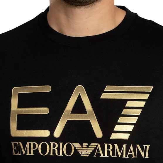 Emporio Armani T-Shirt Uomo Logo Series in Cotone Con Maxi Logo in T-shirt Euforia - Bronte, commercioVirtuoso.it