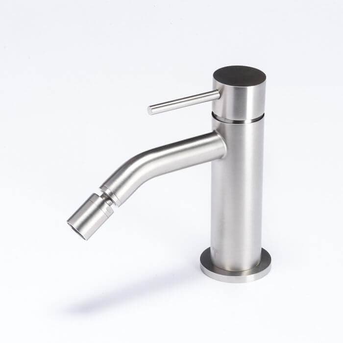 Set Rubinetteria Lavabo e Bidet Acciaio Spazzolato - Shopbagno.it