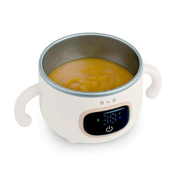 MINILAND Warmy Food On The Go - Scalda Pappa Portatile da Viaggio e Scaldavivande, Kit Svezzamento, Display LED - Riscalda Pappe portatile, leggero e compatto, batteria ricaricabile, ventosa antiscivolo, forchetta e cucchiaio inclusi in Scaldabiberon e cuocipappa Sanitaria Gioia del Bimbo - Villa San Giovanni, commercioVirtuoso.it