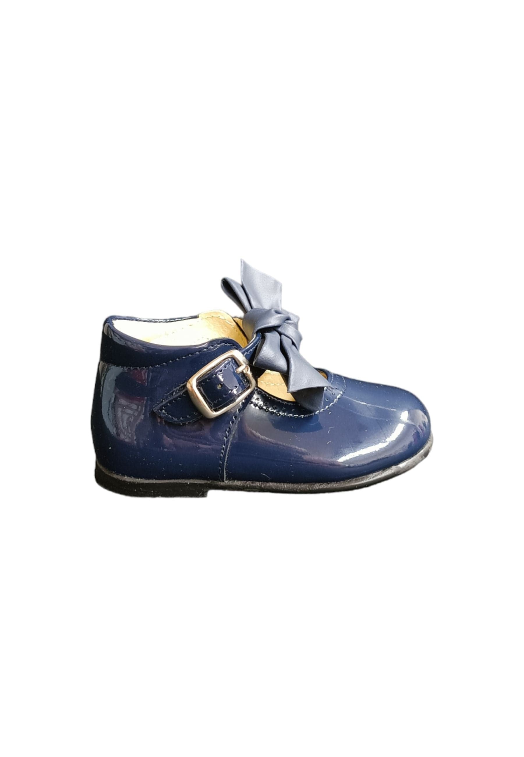Ballerina primi passi Panyno B1528 blu vernice fibbia fiocco estraibile - 6