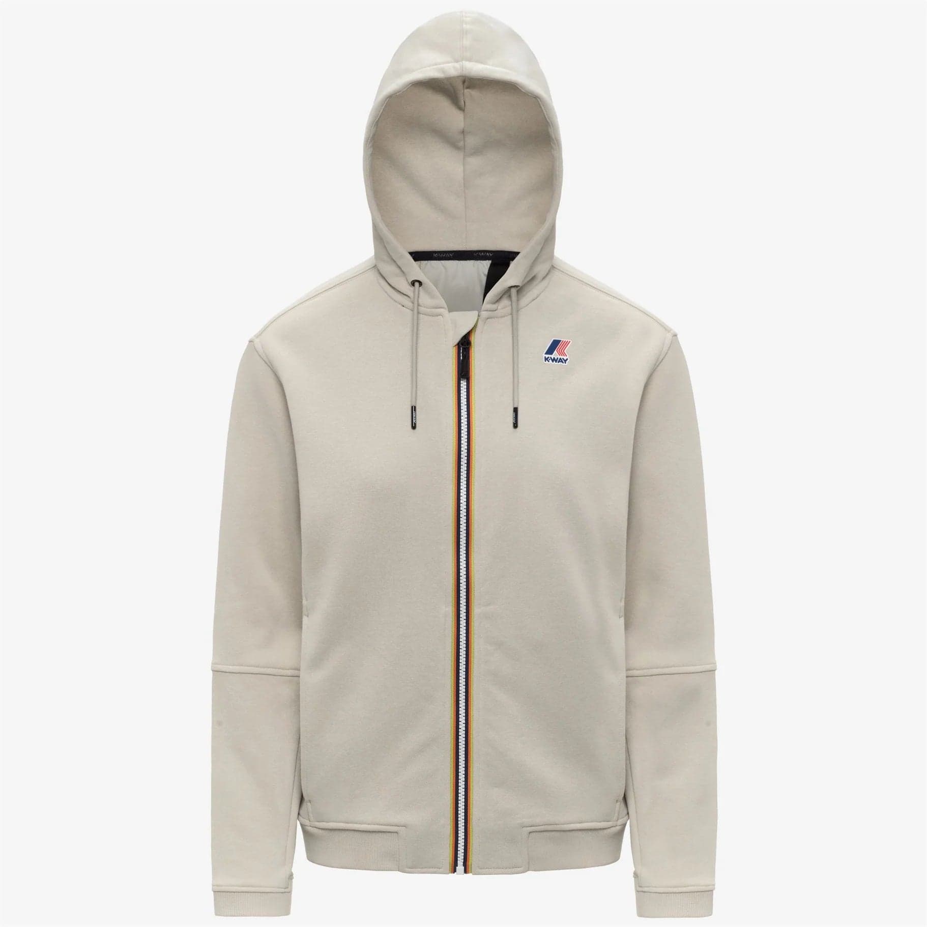 K-Way Prosper Felpa Unisex con Cappuccio Full Zip Poly Cotton K1126HW beige in Felpe con cappuccio Broadway Red - Barletta, commercioVirtuoso.it