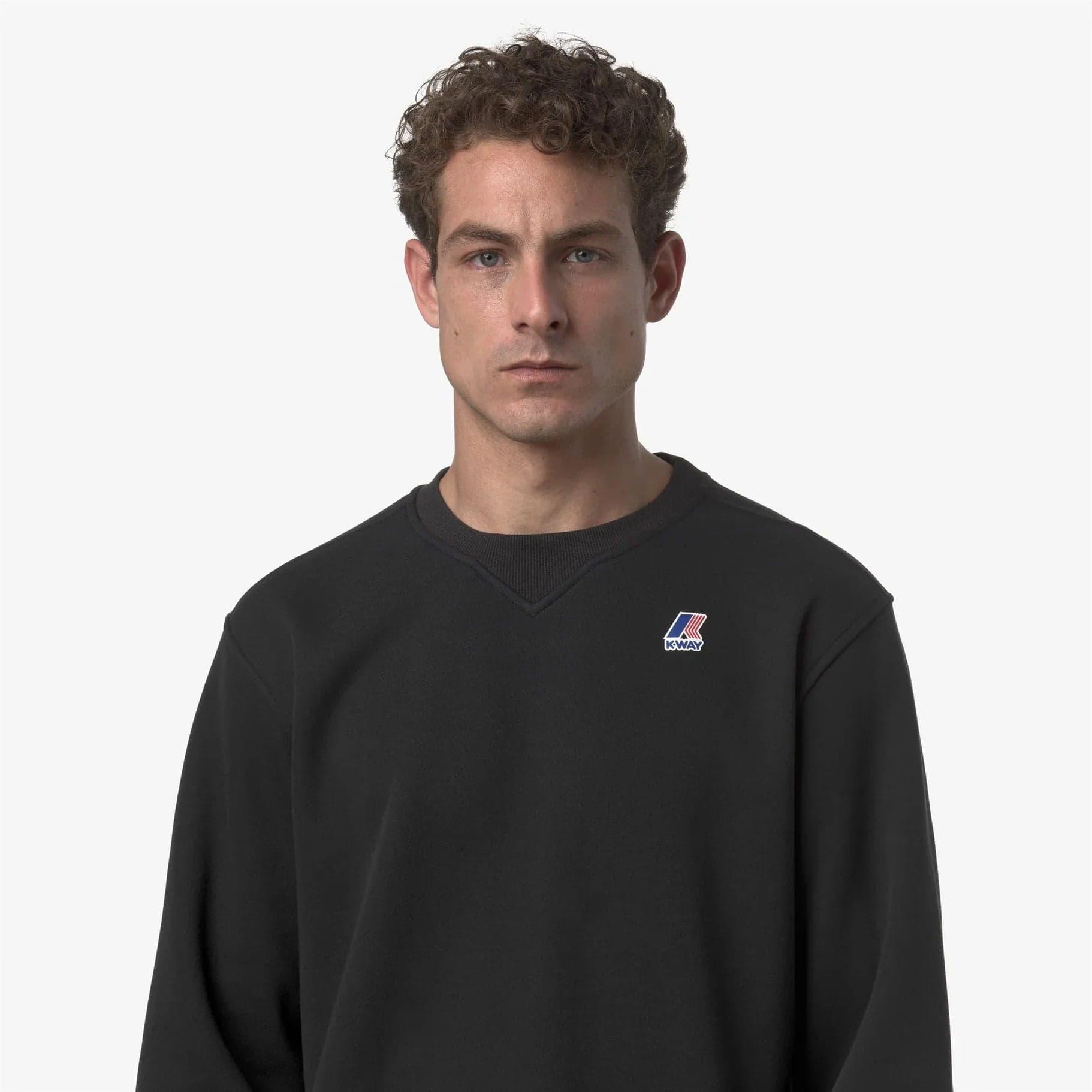 K-WAY Felpa uomo girocollo unisex in pile spazzolato nero per attività all'aperto K6132MW USY in Felpe con cappuccio Broadway Red - Barletta, commercioVirtuoso.it
