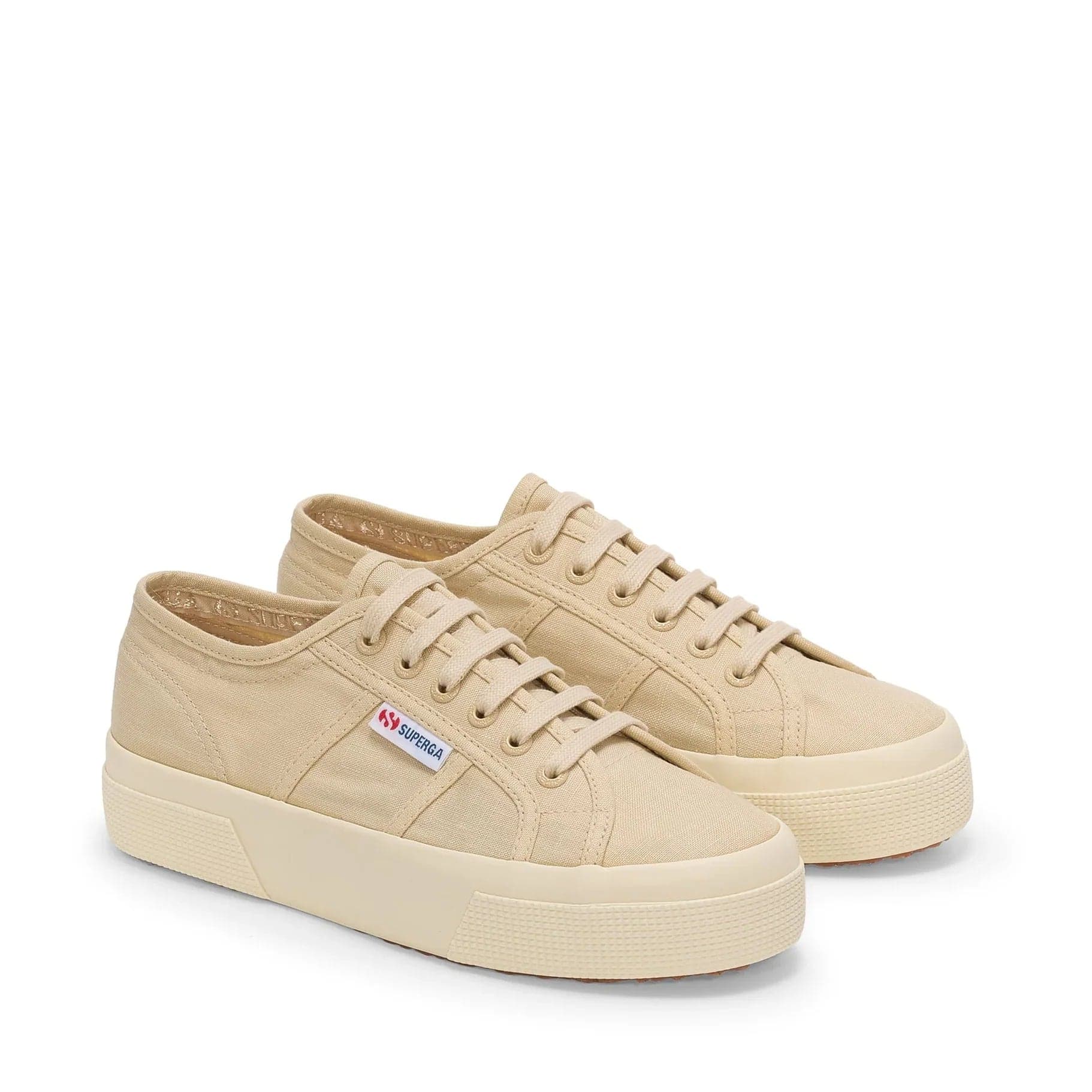 Superga scarpa donna 2740 PLATFORM LINEN in Sneaker casual Broadway Red - Barletta, commercioVirtuoso.it