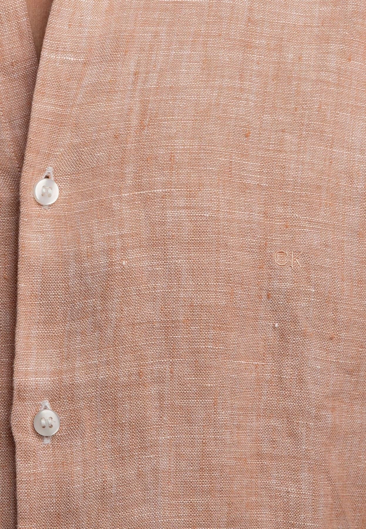 calvin klein Camicie LINEN SOLID SLIM SHIRT da uomo in Camicie casual Drestige - Casamassima, commercioVirtuoso.it