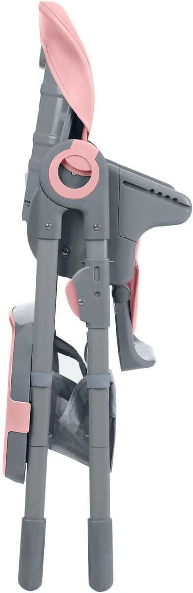 KIKKABOO Seggiolone COMFY+ , regolabile in altezza, con cinture, doppio vassoio, pieghevole, chiusura compatta, comodo, colore PINK, rosa in Seggioloni Sanitaria Gioia del Bimbo - Villa San Giovanni, commercioVirtuoso.it