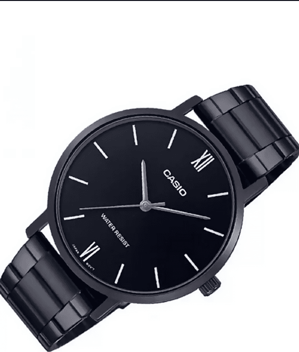 Orologio Casio per uomo, MTP-VT01B-1B, quadrante e cinturino nero, movimento al quarzo impermeabile in Orologi da polso Loweconomy - Marineo, commercioVirtuoso.it