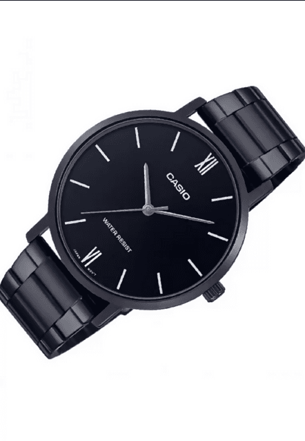 Orologio Casio per uomo, MTP-VT01B-1B, quadrante e cinturino nero, movimento al quarzo impermeabile in Orologi da polso Loweconomy - Marineo, commercioVirtuoso.it